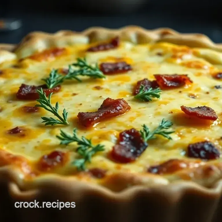 Classic French Quiche Lorraine: A Savory Slice of Elegance