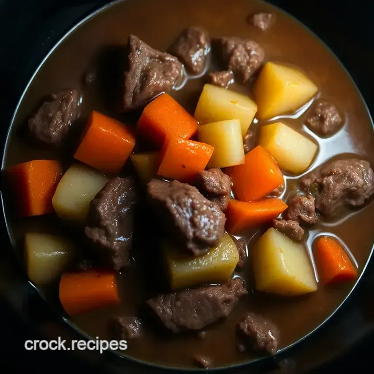 Classic Pressure Cooker Beef Stew: Comfort in a Bowl presentation