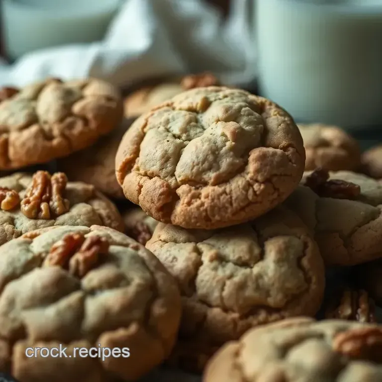 Classic Walnut Crumble Cookies: A Taste of Nostalgia presentation