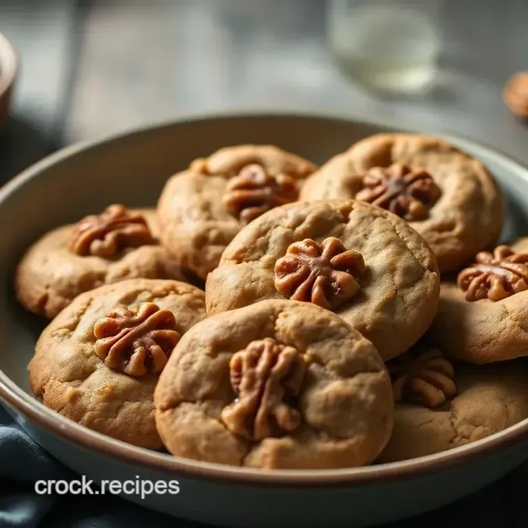 Classic Walnut Crumble Cookies: A Taste of Nostalgia
