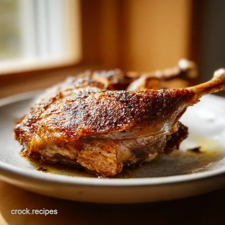 Confit de Canard Crispy LowandSlow Duck Legs