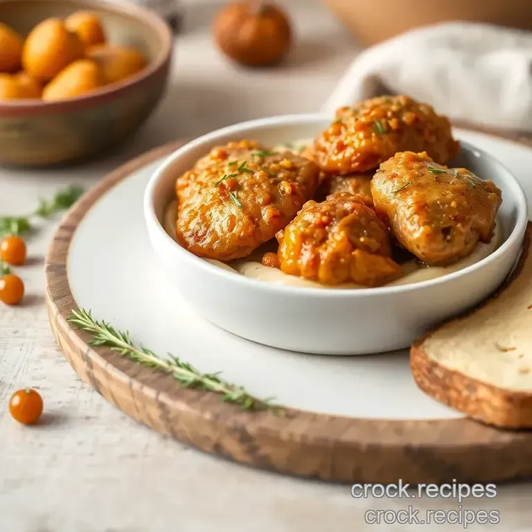 Aromatic Chicken with Sultanas: A Sweet and Savory Delight presentation
