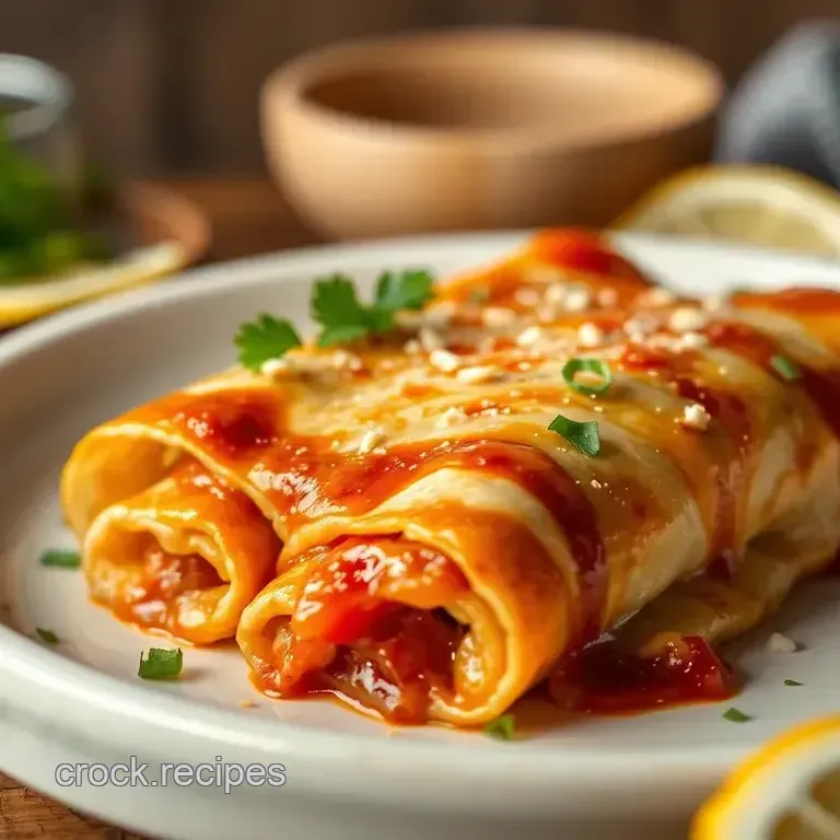 Spicy Delight Chicken Enchiladas