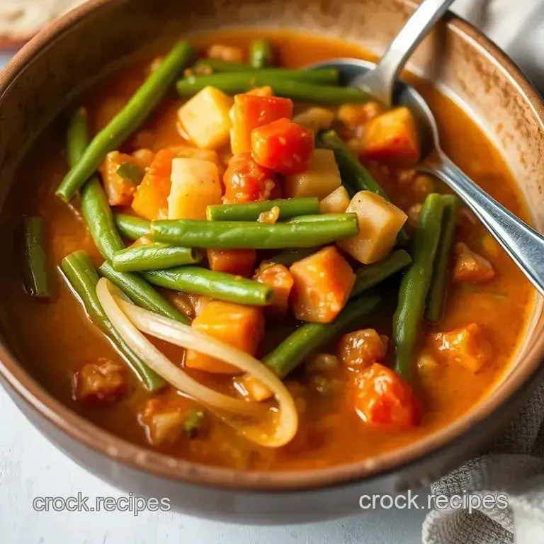 Bright Summer Green Bean Minestrone: A Fresh Twist on a Classic presentation