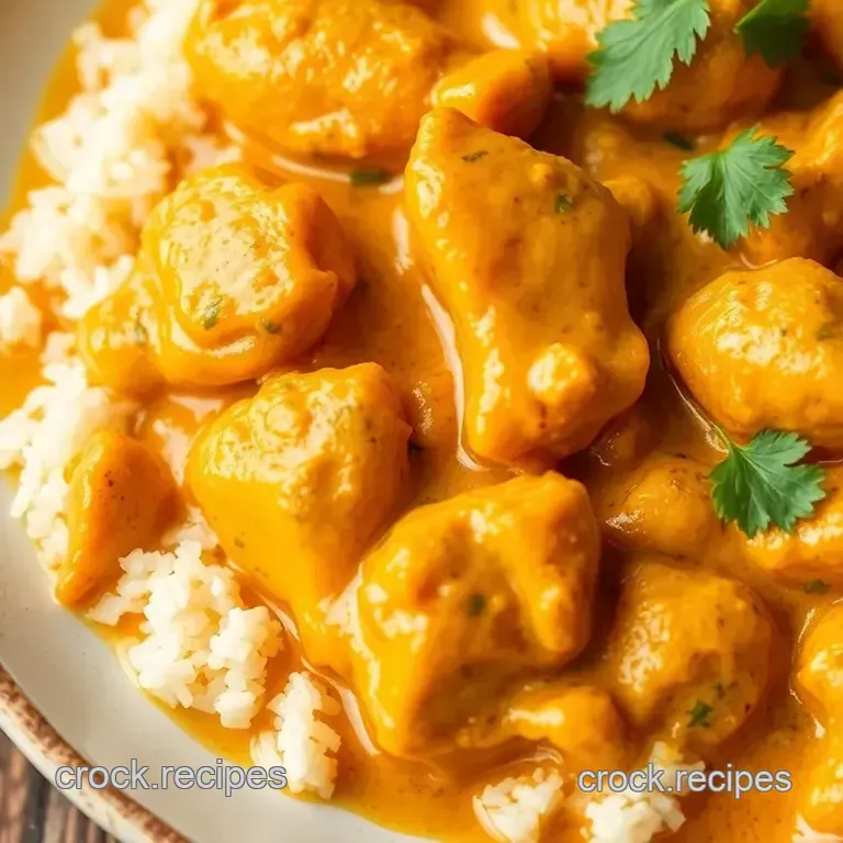 Lightened-Up Chicken Korma: A Healthy Take on an Indian Classic presentation