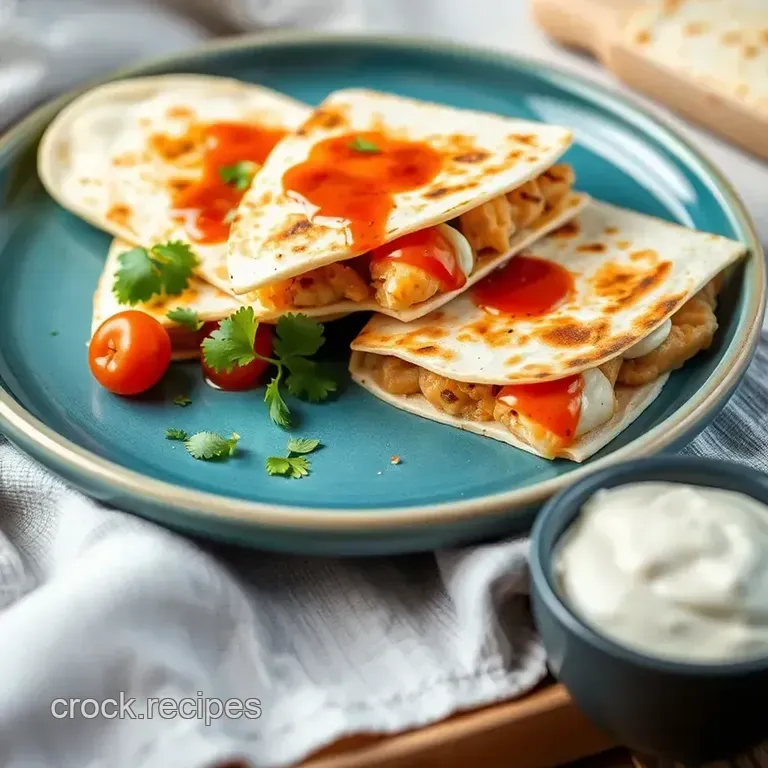 Speedy Chicken Quesadillas Ready in 16 Minutes presentation