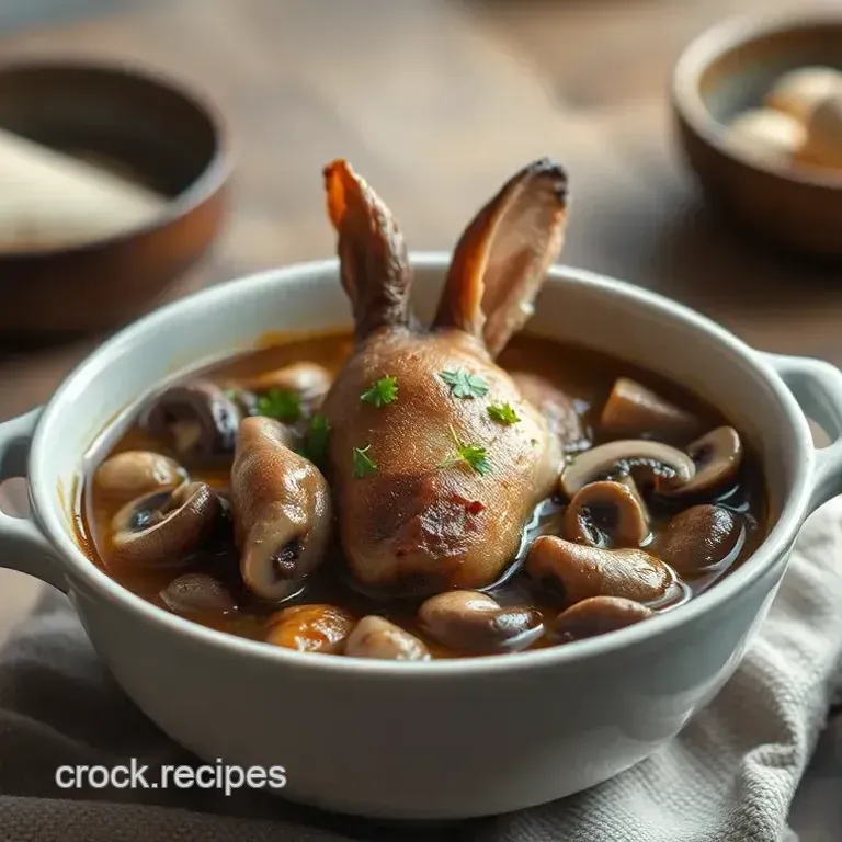 Italian Comfort: Cook Rabbit Hotpot with Mushrooms in 2 Hours