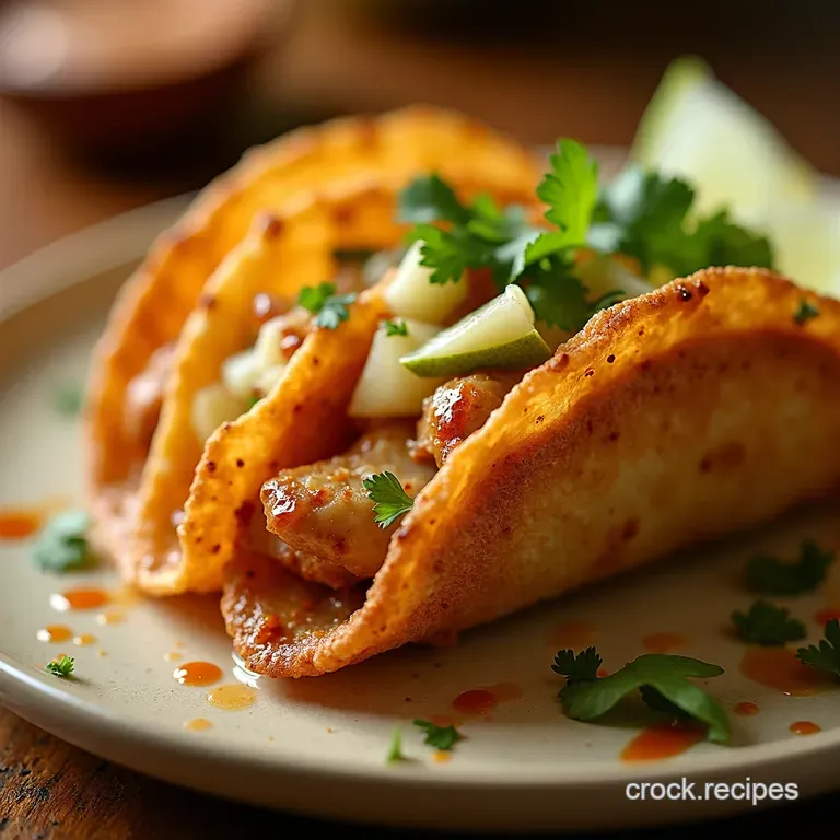Copycat Applebees ChiliLime Chicken Wonton Tacos presentation