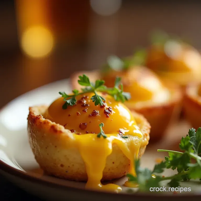 Copycat Caf&eacute;style Sous Vide Egg Bites Bacon Gruy&egrave;re presentation