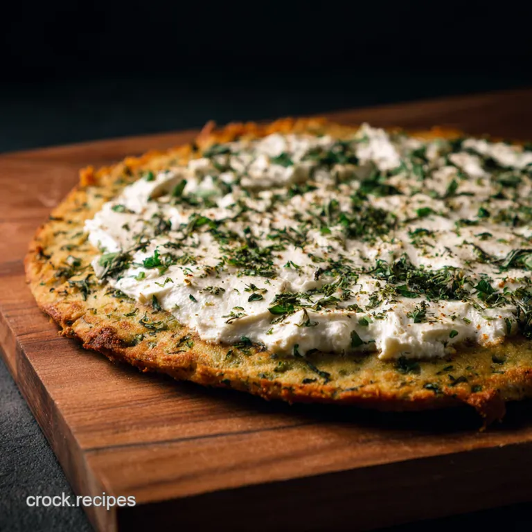 Cottage Cheese Herb Flatbread Pizza A Healthy Twist on Comfort Food
