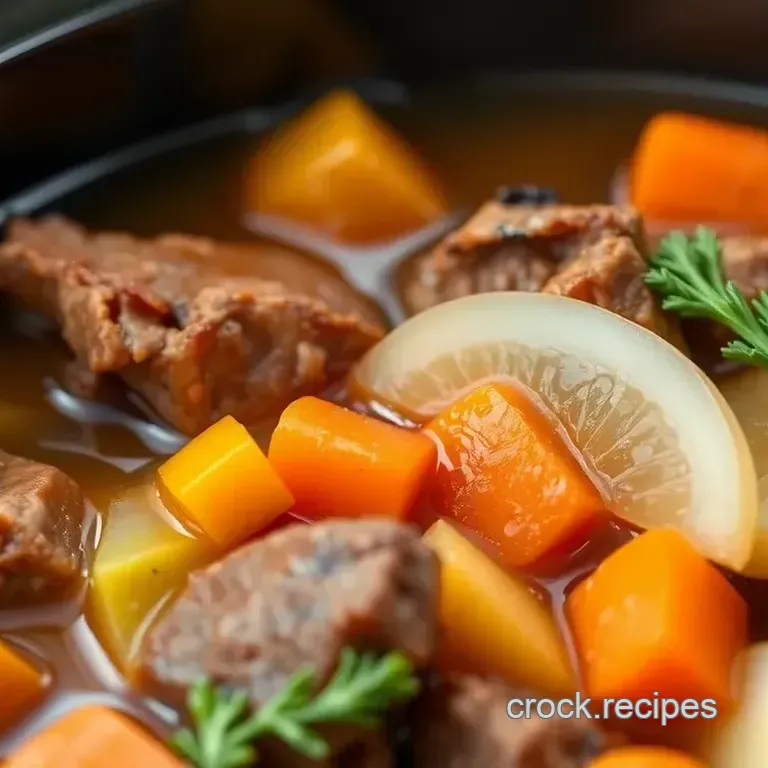 Slow Cooker Bone Broth Soup