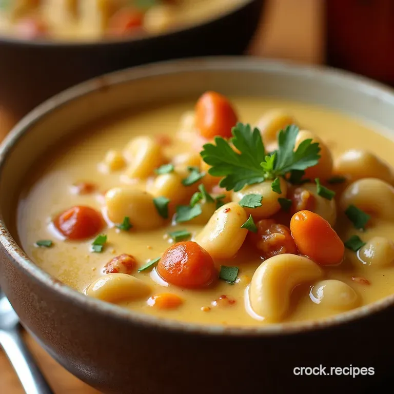 Cozy Up White Chicken Chili the Ultimate Comfort Food presentation