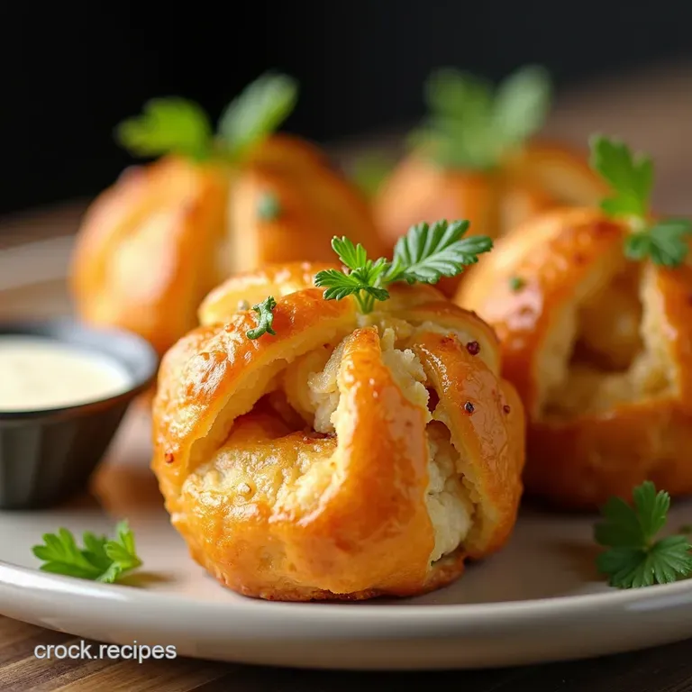 Crack Chicken Pastry Puffs