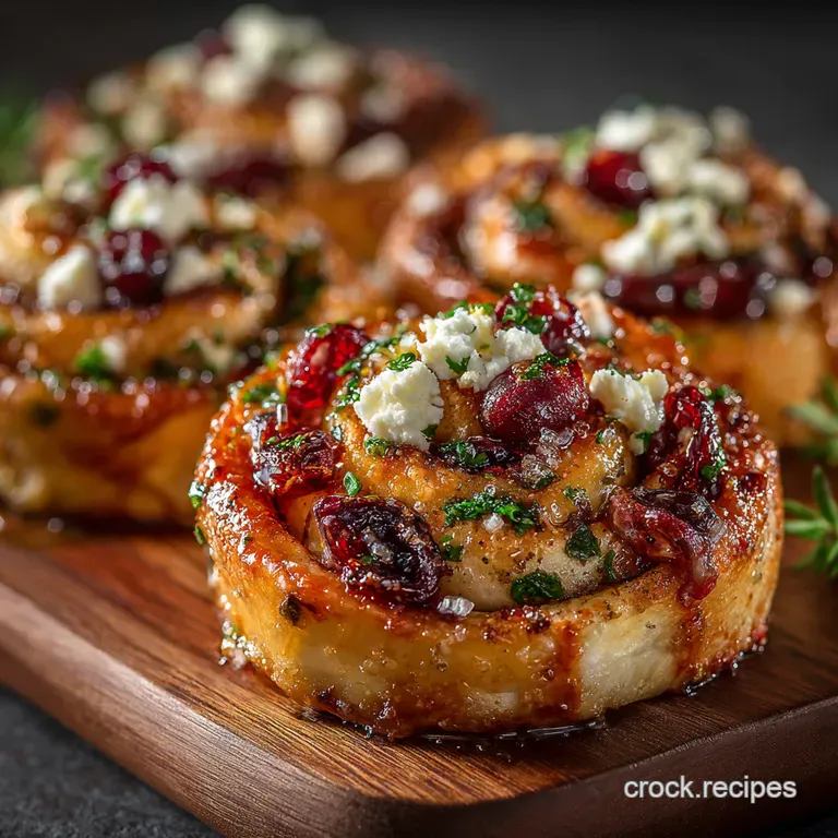 Cranberry Feta Pinwheel Extravaganza 7 Flavors