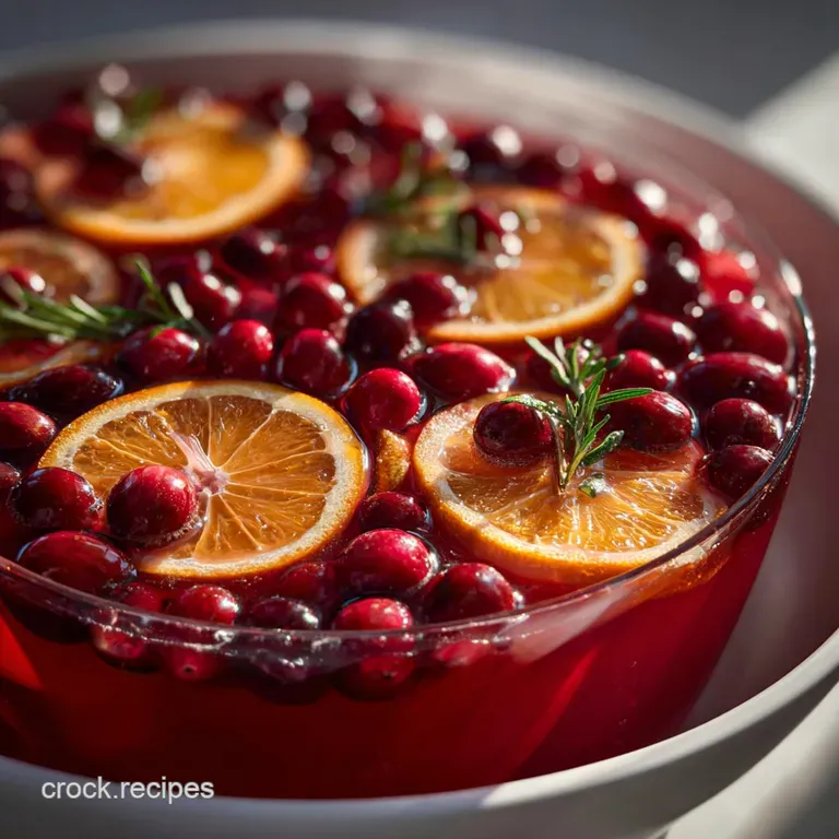 Cranberry Orange Christmas Punch Recipe
