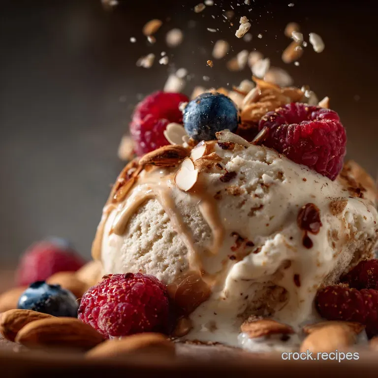 Almond Milk Ice Cream: Creamy Truly Scoopable presentation