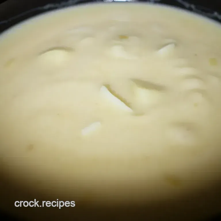 Creamy Comfort: Crockpot Potato Soup