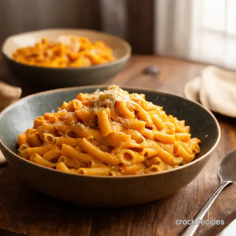 Creamy Dreamy Butternut Squash Pasta with Sage Brown Butter presentation