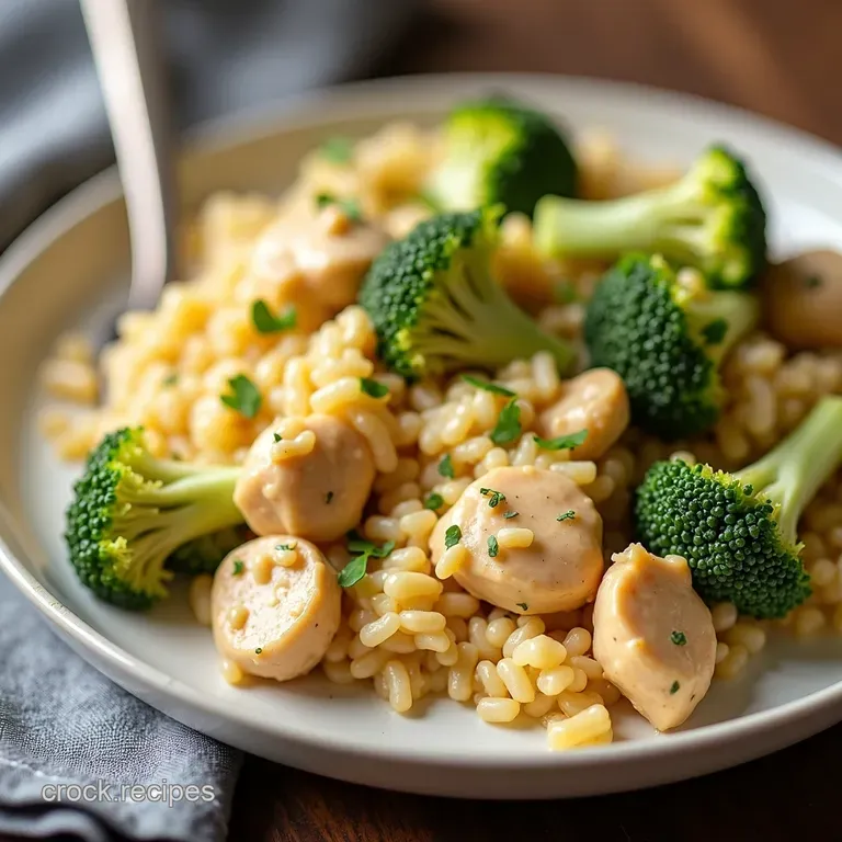 Creamy Dreamy Chicken Broccoli Rice Casserole