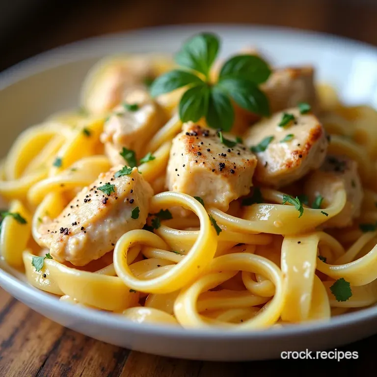 Creamy Dreamy Chicken Pasta Dinner Done in a Dash