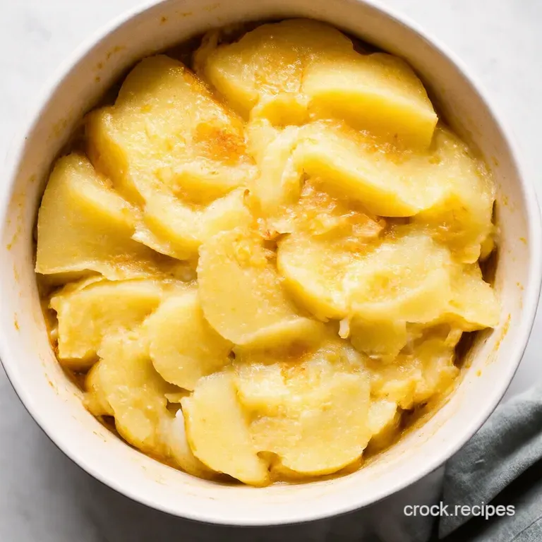 Creamy Dreamy Slow Cooker Scalloped Potatoes