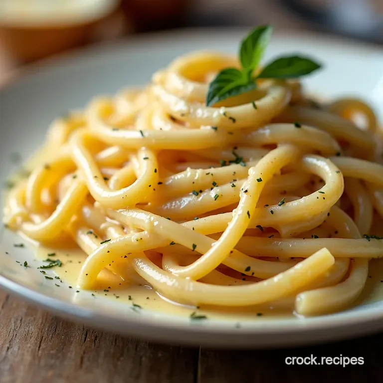 Creamy Garlic Parmesan Pasta Comfort in a Bowl
