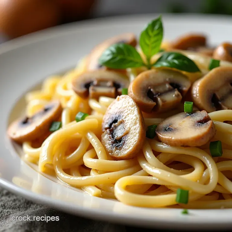 Creamy Mushroom Chicken Pasta Perfection