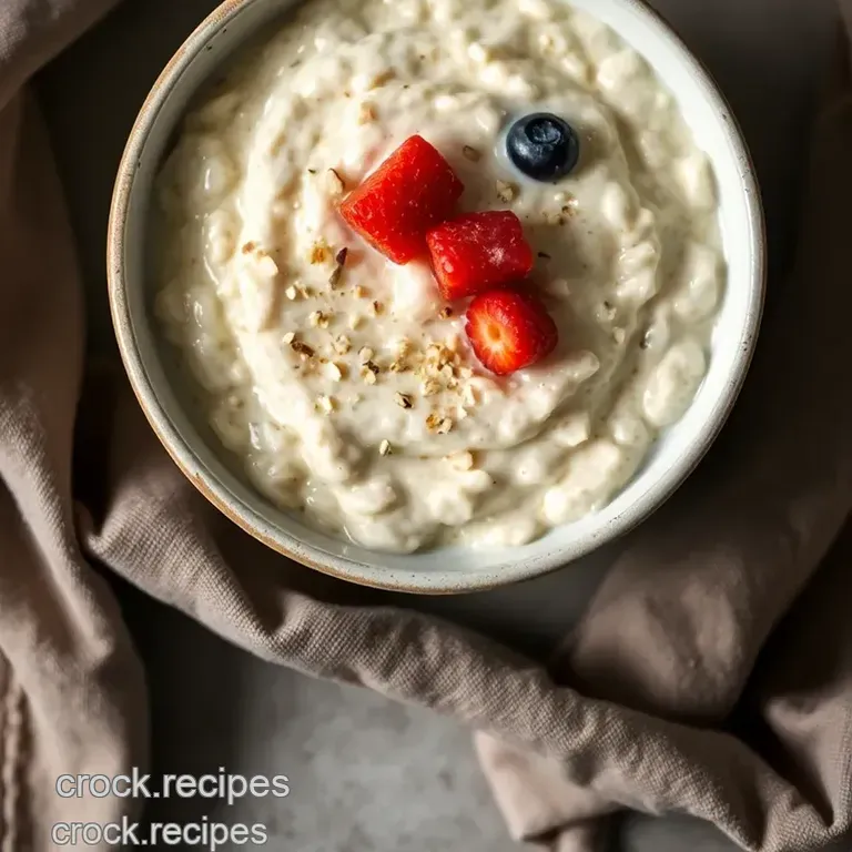 Creamy Overnight Steel Cut Oats: a Nutty Breakfast Delight! presentation