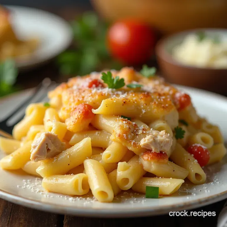 The Ultimate NoFuss Chicken Pot Pie Pasta Bake