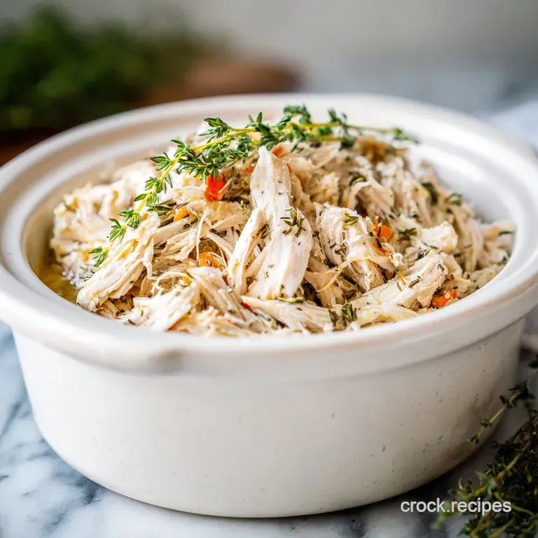 Creamy Effortless Ranch Chicken Crock Pot Recipe