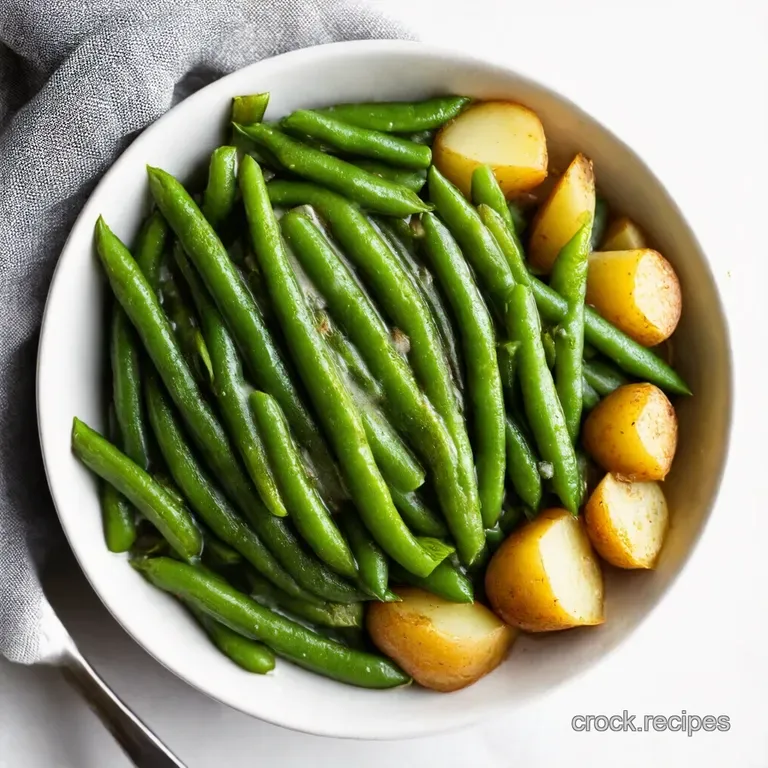 Creamy Ranch Green Beans and Potatoes