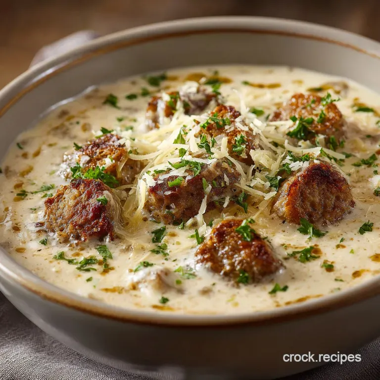 The Ultimate Sausage Parmesan and Cream Cheese Comfort Soup