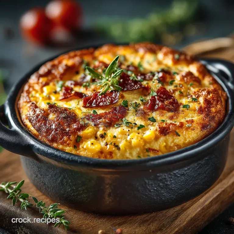 Proper Job Savoury Bavarian German Corn Pudding Maispudding