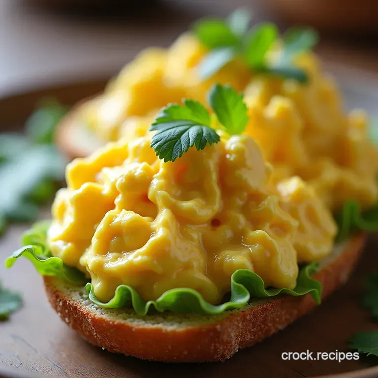 The Ultimate Creamy Scrambled Deviled Egg Salad Tangy Rich and Ready for the Riser