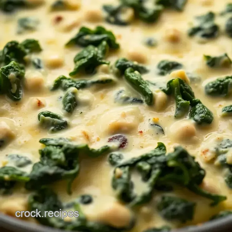 Creamy Spinach and Cheese Casserole Delight presentation