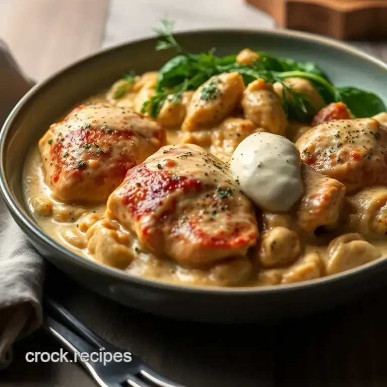 Creamy Tuscan Chicken: A Taste of Italy in Every Bite presentation