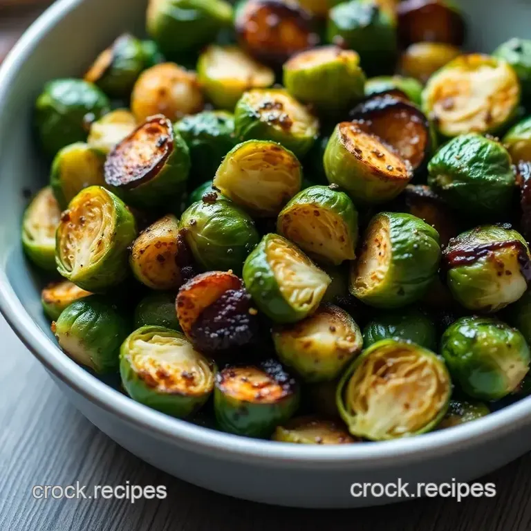 Crispy Air Fryer Brussels Sprouts &ndash; a Quick & Delicious Veggie Delight! presentation