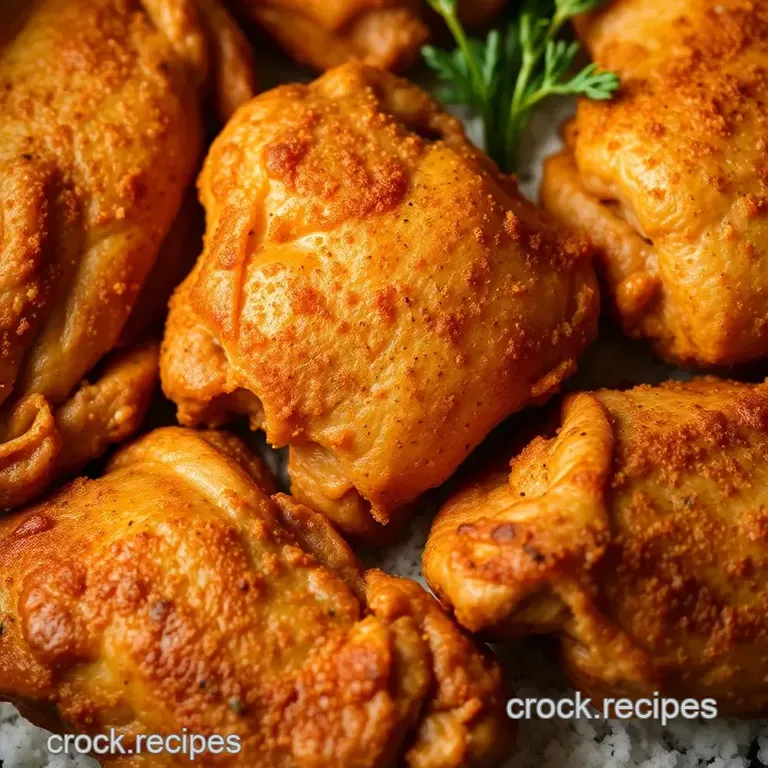Crispy Air Fryer Chicken: Juicy & Golden Delicious! presentation