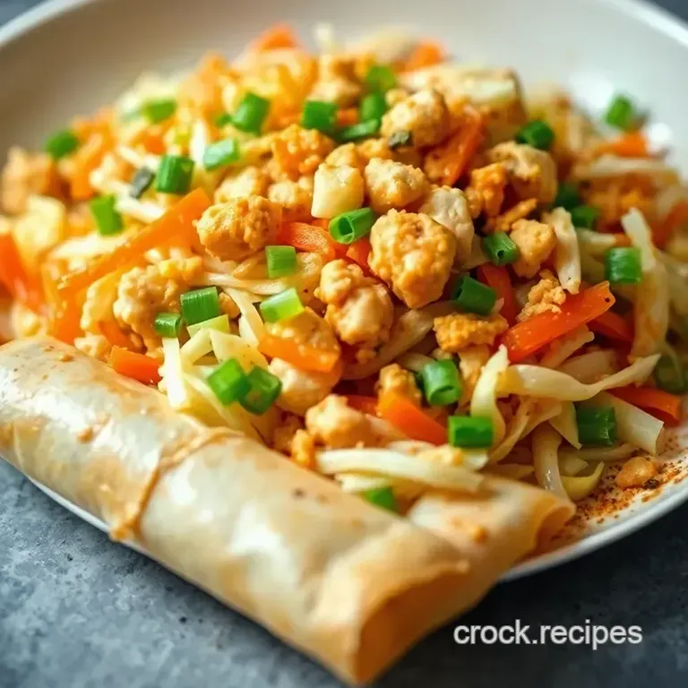 Crispy Air Fryer Egg Rolls: a Flavor-Packed Delight presentation