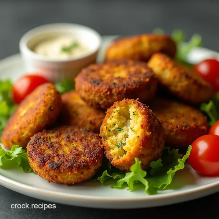 The Golden Nugget Crispy Air Fryer Falafel No Frying Required