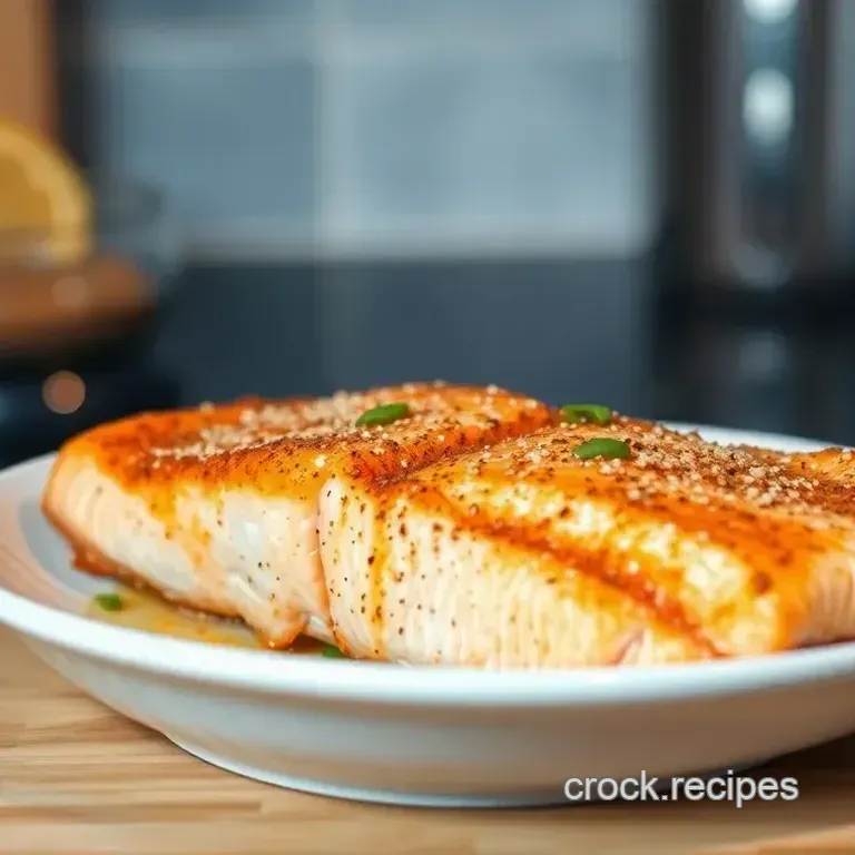 Crispy Air Fryer Salmon with Lemon and Dill