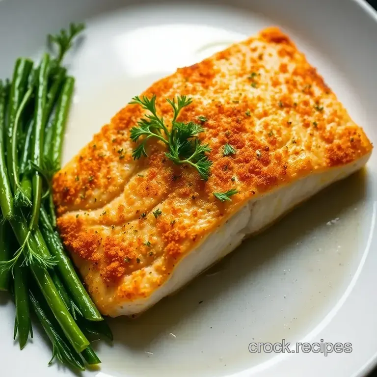 Crispy Air Fryer Salmon with Lemon-Dill Butter presentation