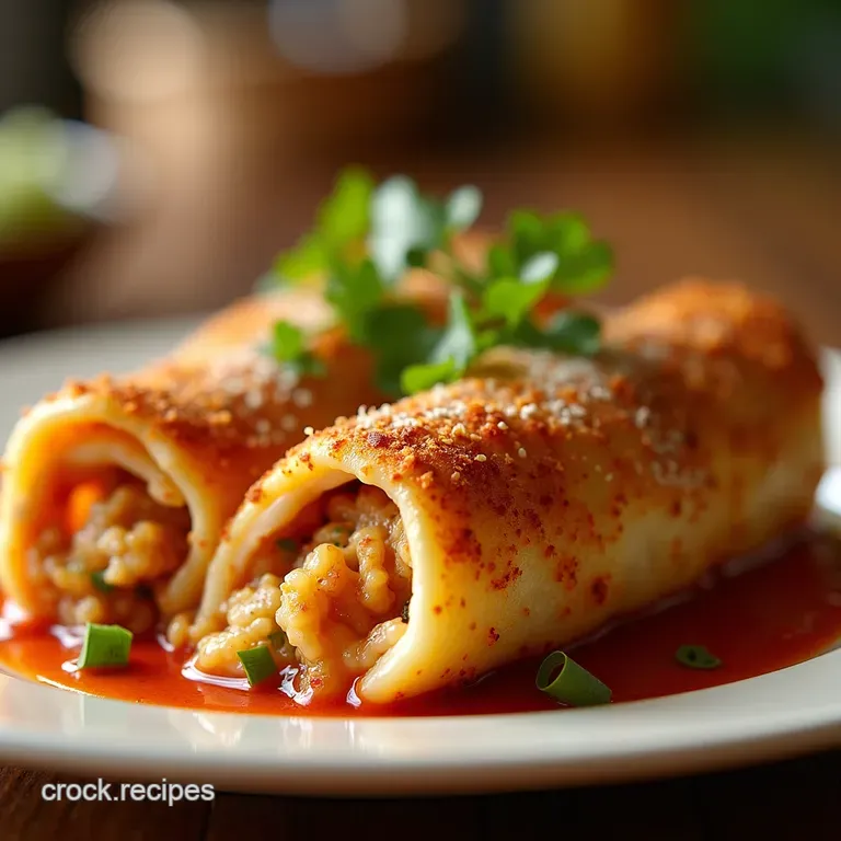 The Ultimate Makeover Crispy Baked Chicken Chimichangas presentation