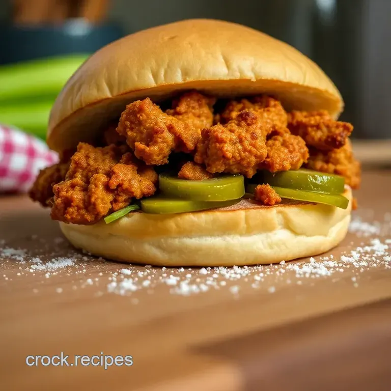 Crispy Chicken ' n Pickle Sandwiches with Dill Pickle Relish presentation