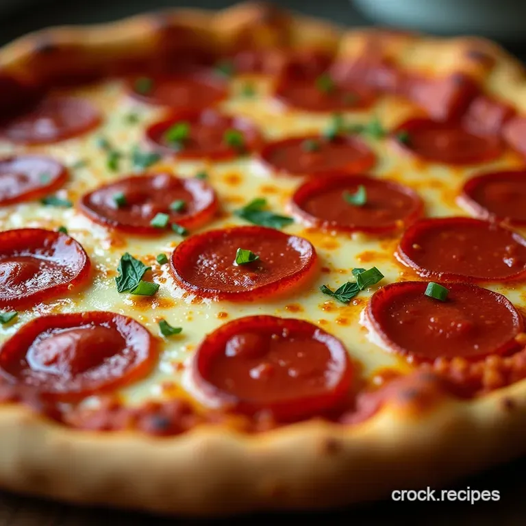 The Best Homemade Pepperoni Pizza with Perfect Cupping