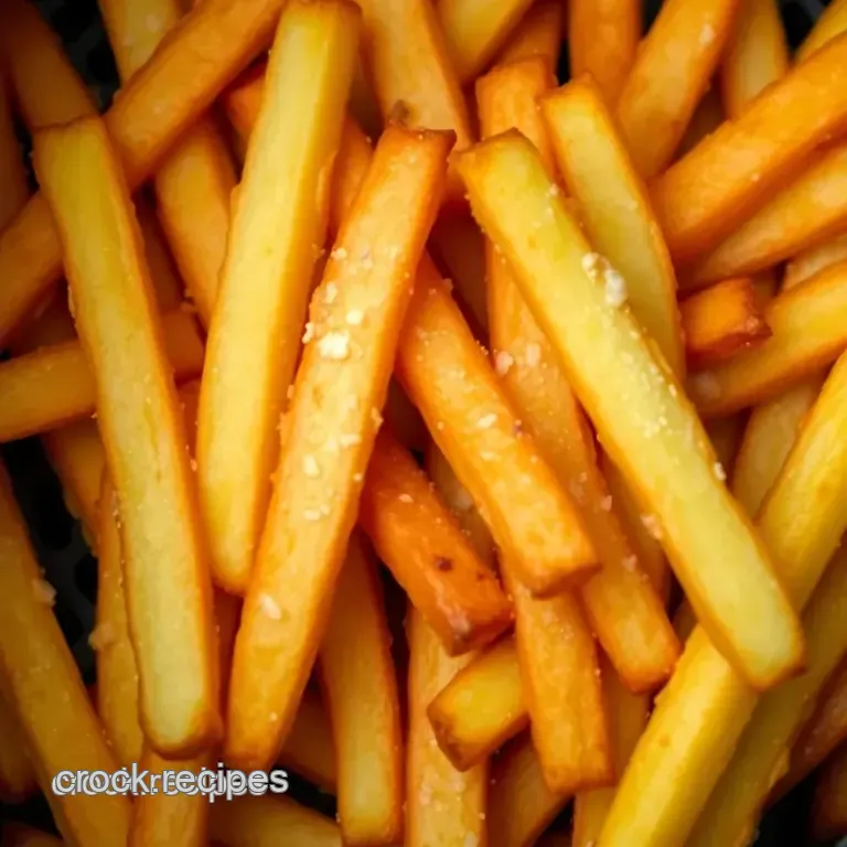 Crispy Deliciousness: Air Fryer Frozen Fries presentation