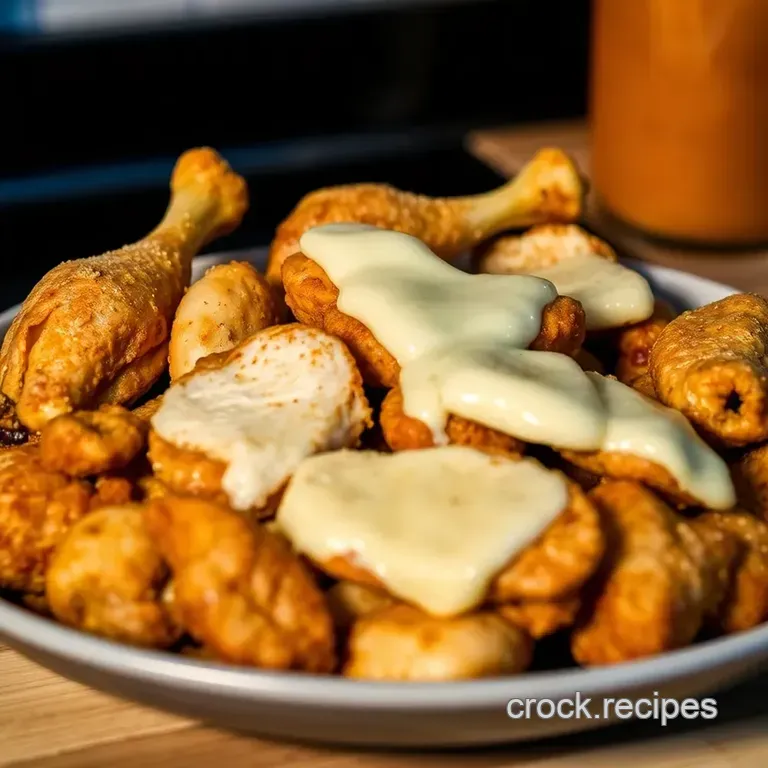Crispy Fried Fish and Chicken Combo presentation