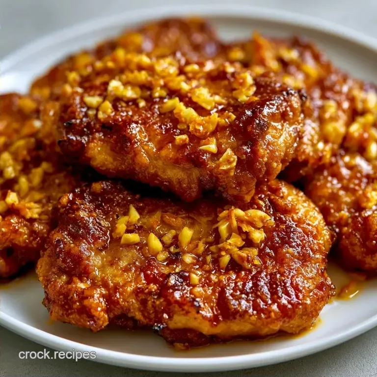 Chicken Thighs: Crispy Garlic-Butter