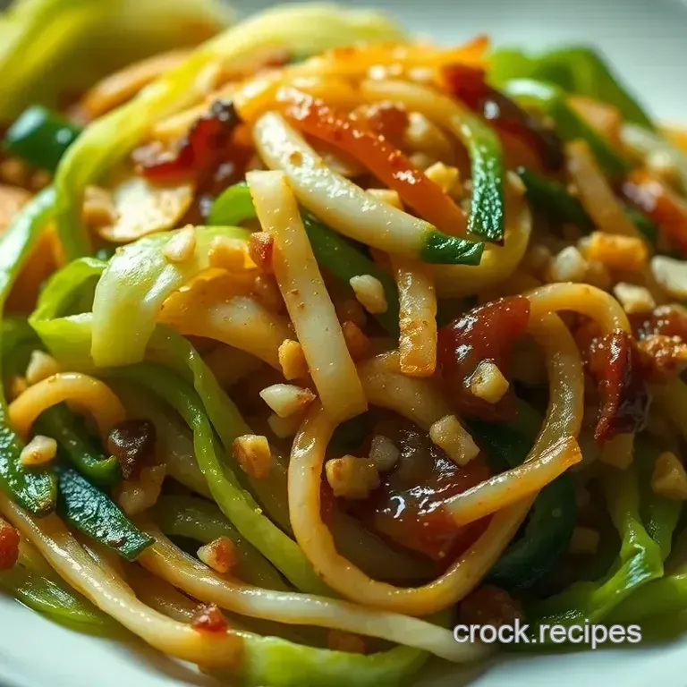 Crispy Garlic Soy Stir-Fry Cabbage