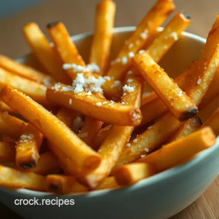 Crispy Golden Homemade French Fries